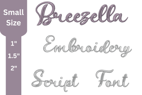 Breezella Script Embroidery Font: A Versatile Choice for Creative Projects