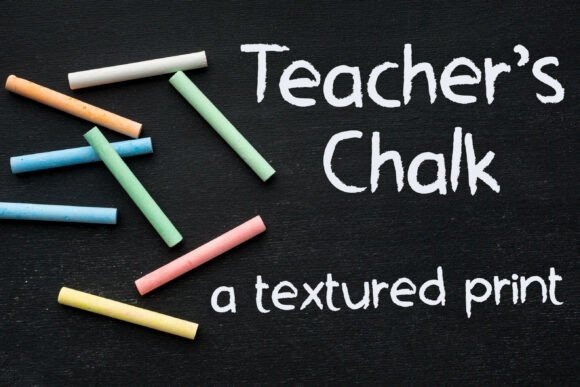 Bring the Rustic Charm of the Classroom to Your Digital Canvas with Teacher's Chalk