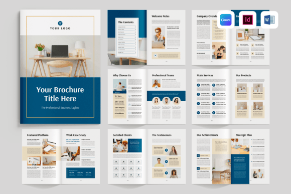 Brochure Templates for Canva, MS Word, and InDesign