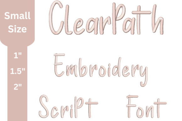 Clear Path Embroidery Font: A Comprehensive Guide for Machine Embroidery