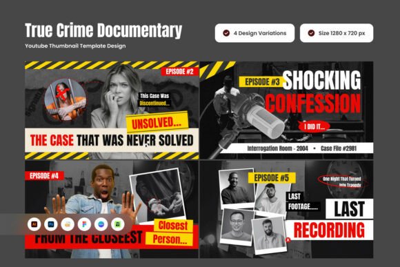 Crafting Engaging Crime Documentary Thumbnails