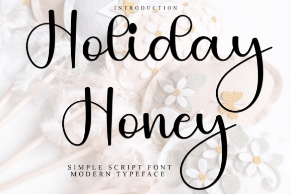 Embrace the Cheer with Holiday Honey: A Festive Typeface