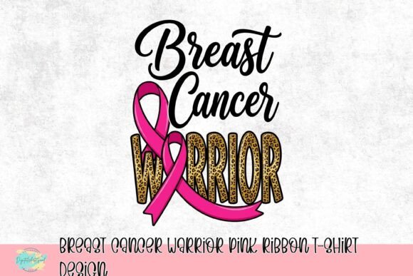 Empower and Support with the Breast Cancer Warrior Pink Ribbon T-Shirt Design