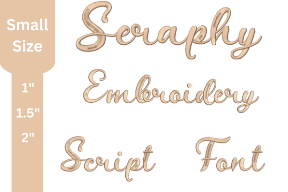 Enhancing Embroidery Projects with Seraphy Script Embroidery Font