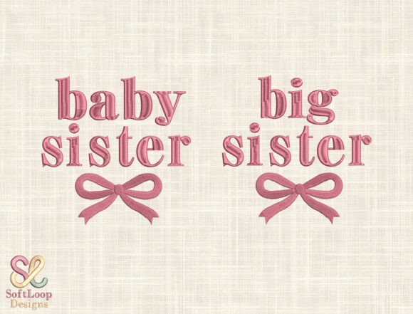 Girly Coquette Bow Embroidery Design