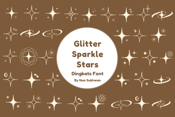 Glitter Sparkle Stars: A Magical Font for Your Creative Projects
