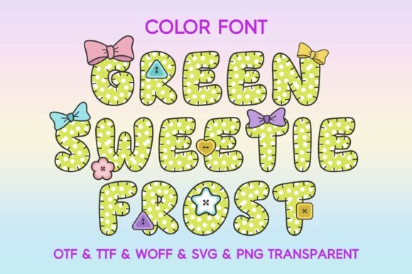 Green Sweetie Frost: A Charming and Versatile Font for Creative Projects