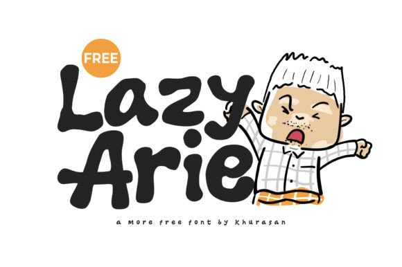 Lazy Arie: The Perfect Font for a Laid-Back, Handmade Vibe