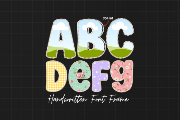 Mastering Visual Branding with the Pearl Font Alphabet Canva Frame Template