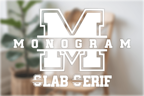 ✨ Personalize with Style: Monogram Slab Serif - The Ultimate Customization Font ✨