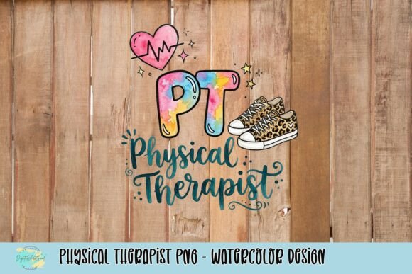 Physical Therapist PNG - Watercolor Design