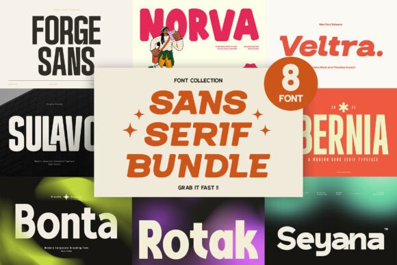 Sans Serif Bundle Collection: Unlock Endless Creative Potential