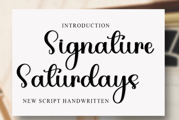 Signature Saturdays: A Touch of Elegance