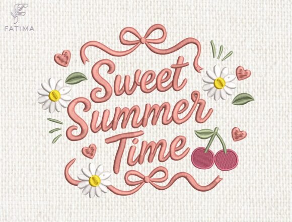 Sweet Summer Time Embroidery Design: A Strategic Addition to Your Creative Arsenal